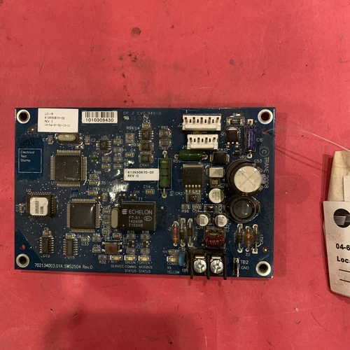 1 USED TRANE X13650870-02 REV C & B HVAC RTU CONTROL BOARD