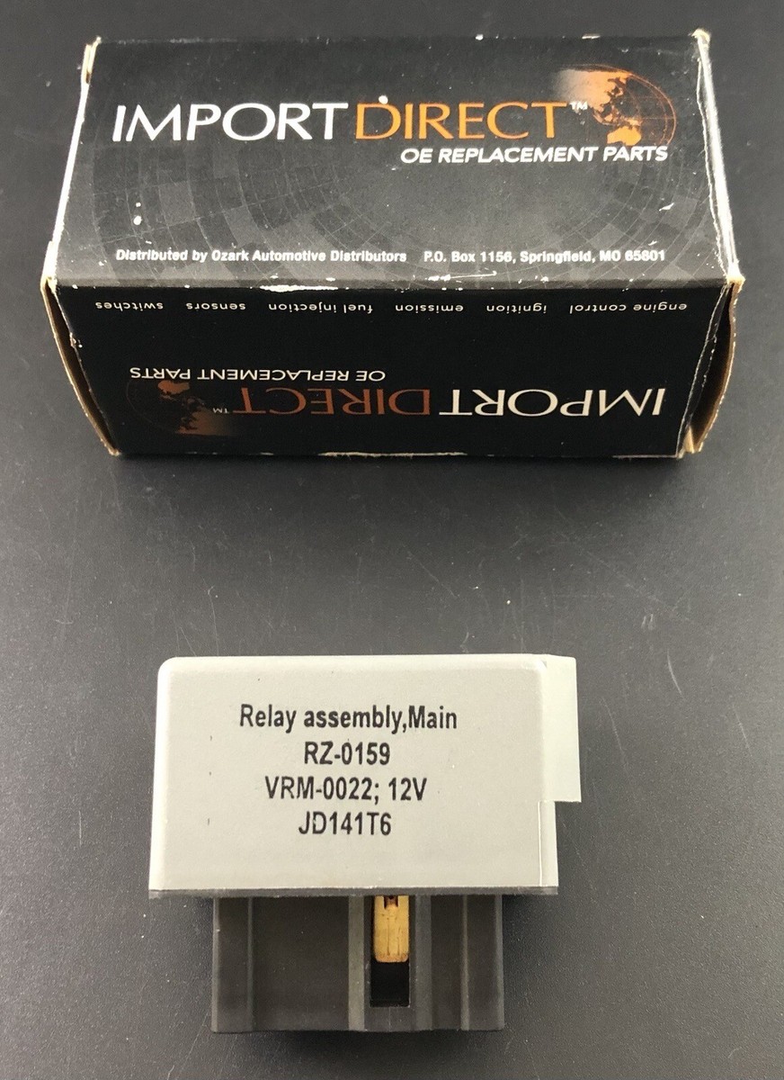 Relay assembly,Main RZ-0159 VRM-0022; 12V JD141T6 Import Relay assembly,Main RZ-0159 VRM-0022; 12V JD141T6 Import