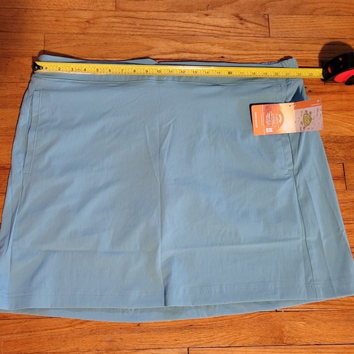 NWT Women's Columbia Omni Shade 40 UPF Advanced Teal Tennis Golf Skort Skirt 2X - Picture 10 of 11
