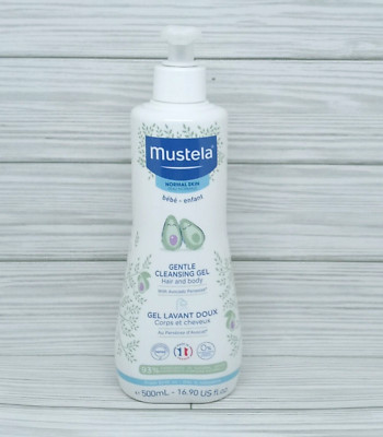 Mustela Gentle Baby Cleansing Gel Hair + Body Avocado 16.90 oz EXP 05/2025
