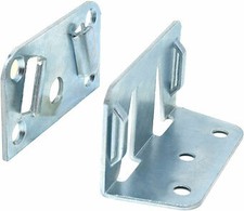 Design61 2x Mittelbalkenverbinder Bettbeschläge Bettverbinder Bettwinkel Stahl