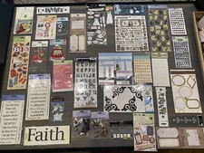 Huge Lot of New Scrapbook Stickers 100  Barely Used 30 SEE ALL ITEMS IN PICS 