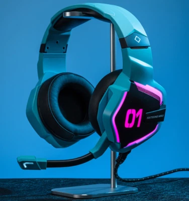 Anime Moeyu x Machenike -Hatsune Miku Heart of Esports Wired headphones OPEN BOX