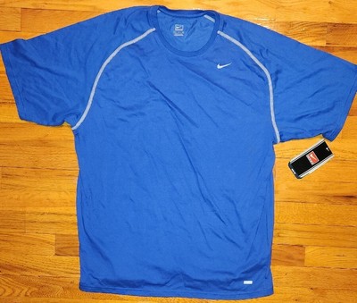 *WOW* NIKE PRO COTTON SHIRT Men L trainer soccer training basketball running