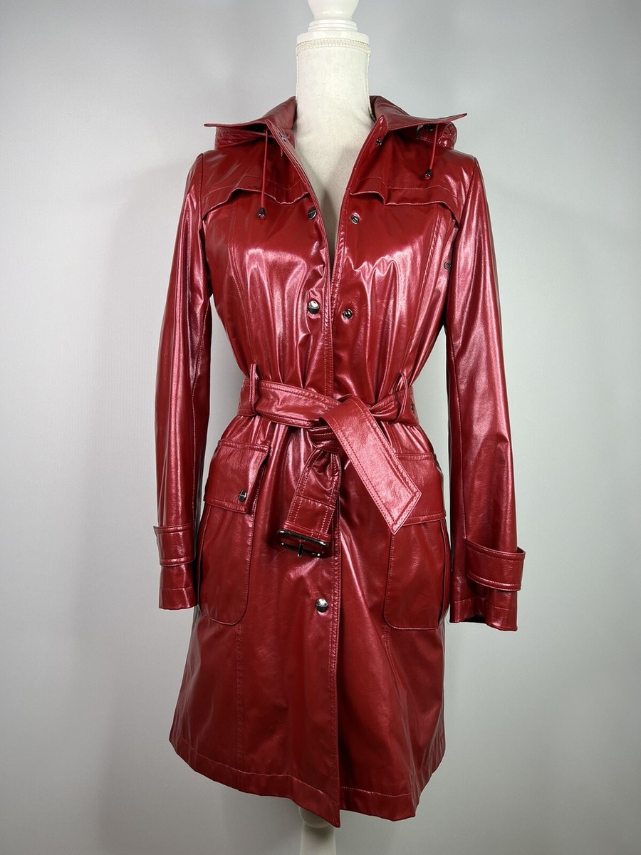 Burberry Roter Damen Trenchcoat Burberry Damen Trenchcoat Mantel