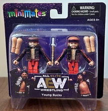 AEW Minimates Young Bucks 2-Pack Figure Set New RR