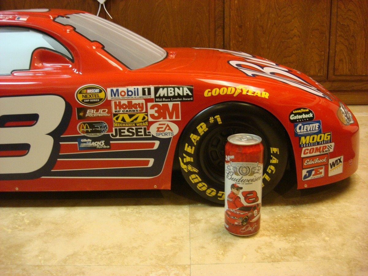 Budweiser Dale Earnhardt #8 Nascar 72-Inch Advertisement Car
