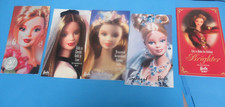 THESE ARE FIVE BARBIE COLLETIBLE BROCHURES, BOOKS, OF DIFFERENT BARBIES ,1997-99