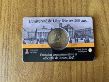 FOLDER Belgien 2 Euro 2017 Universit&eacute; De Li&egrave;ge