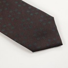 Massimo Bizzocchi NWOT Silk Neck Tie In Brown With Teal Green Geometric Design