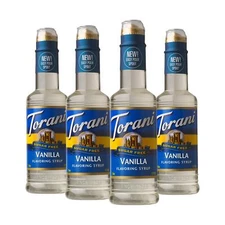 Vanilla Sugar Free Syrup 12.7 Fl Oz Pack of 4 Keto Friendly Delight