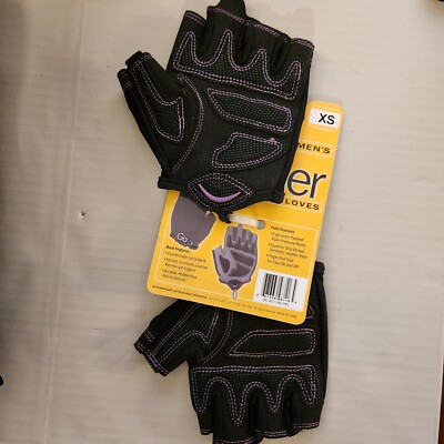 GoFit Xtrainer Women's Purple & Black Cross-Training Gloves XS