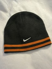 Boy's 8-20 Reversible Gray and Orange Nike Beanie Hat