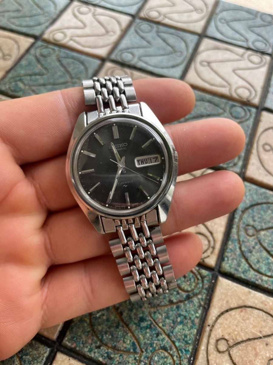 Seiko Stainless Steel Automatic Men's Watch 17 Jewels 7006-8007 | eBay