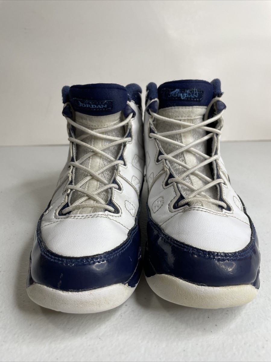 Air Jordan 9 ホワイト/ネイビー Nike Air Jordan 9 Retro IX White University Blue 401811-145