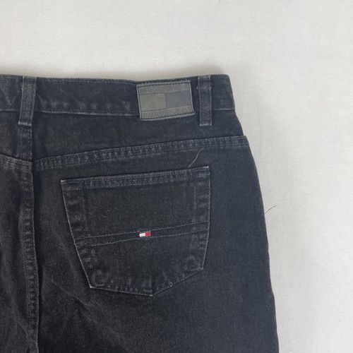 Tommy Hilfiger Jeans Women's Sz. 16 Black Triple T Jean 100% Cotton ~29" Inseam - 第 3/13 張圖片