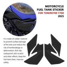 Seiten Tankpad Gummiaufkleber Tankschutz Dekal f&uuml;r Yamaha TENERE 700 T700 2025-