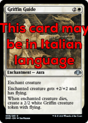 MTG 4x GRIFFIN GUIDE EXC - GRIFFON GUIDE 8 - DMR - MAGIC