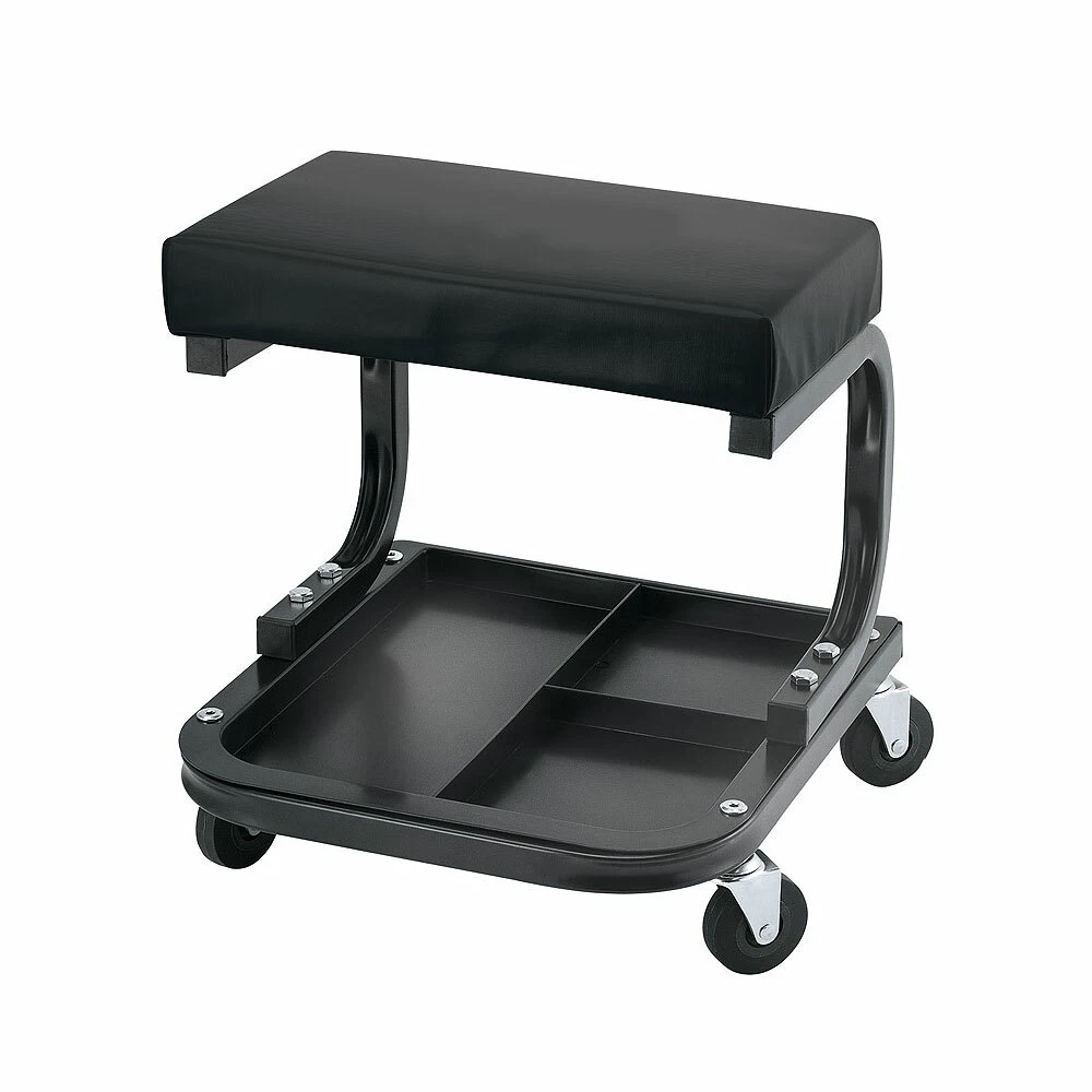 Motorcycle Bike TR6100 Garage Creeper Seat Mechanic Workshop Stool Swivel Wheels