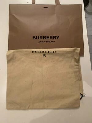 Burberry Dust Bag Plus Gift Bag,For Shoes/ Purse Color Beige Not