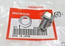 HONDA TRX 70 90 125 200 250 300 350 400 420 450 OIL DRAIN PLUG BOLT GENUINE OEM