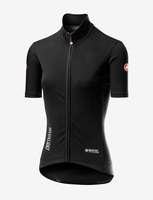 Damen Castelli Perfetto Ros Gore-Tex Fahrrad Fahrrad Jacke Oberteil Trikot Gr. M 