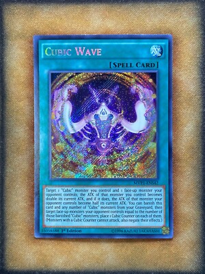 Yugioh Cubic Wave MVP1-ENS42 Secret Rare 1st Ed NM | eBay