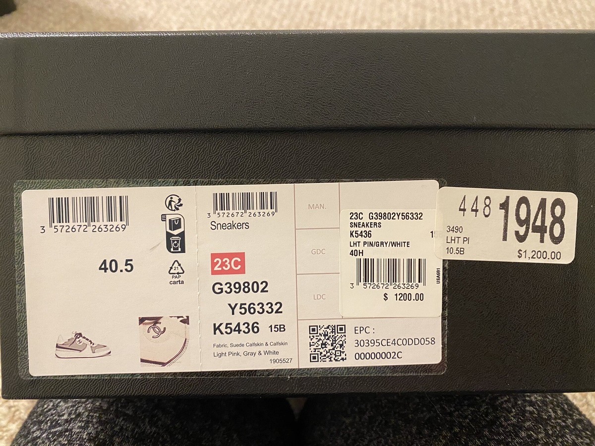 Chanel Shoes Sneakers Women Size 40.5 | eBay