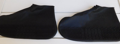 Shoe Covers Mens Size X-Large Water Resistant Rubber Galoshes Workwear Free Ship