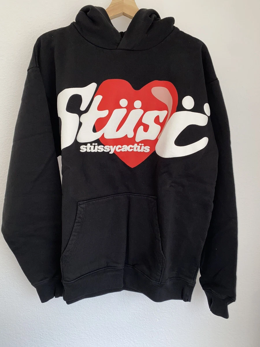 Cactus Plant Flea Market CPFM x STUSSY HEART HOODIE Size Medium Ready To  Ship