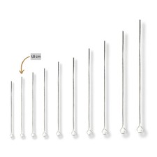 400 Stück Eye Pins Aus Edelstahl – Ösennadeln Für DIY Schmuck Wie Ohrringe & Halsketten