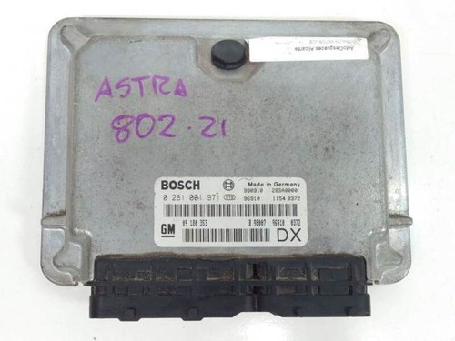0281001971 motorsteuergerät OPEL ASTRA G BERLINA COMFORT 1998 09180353 377932