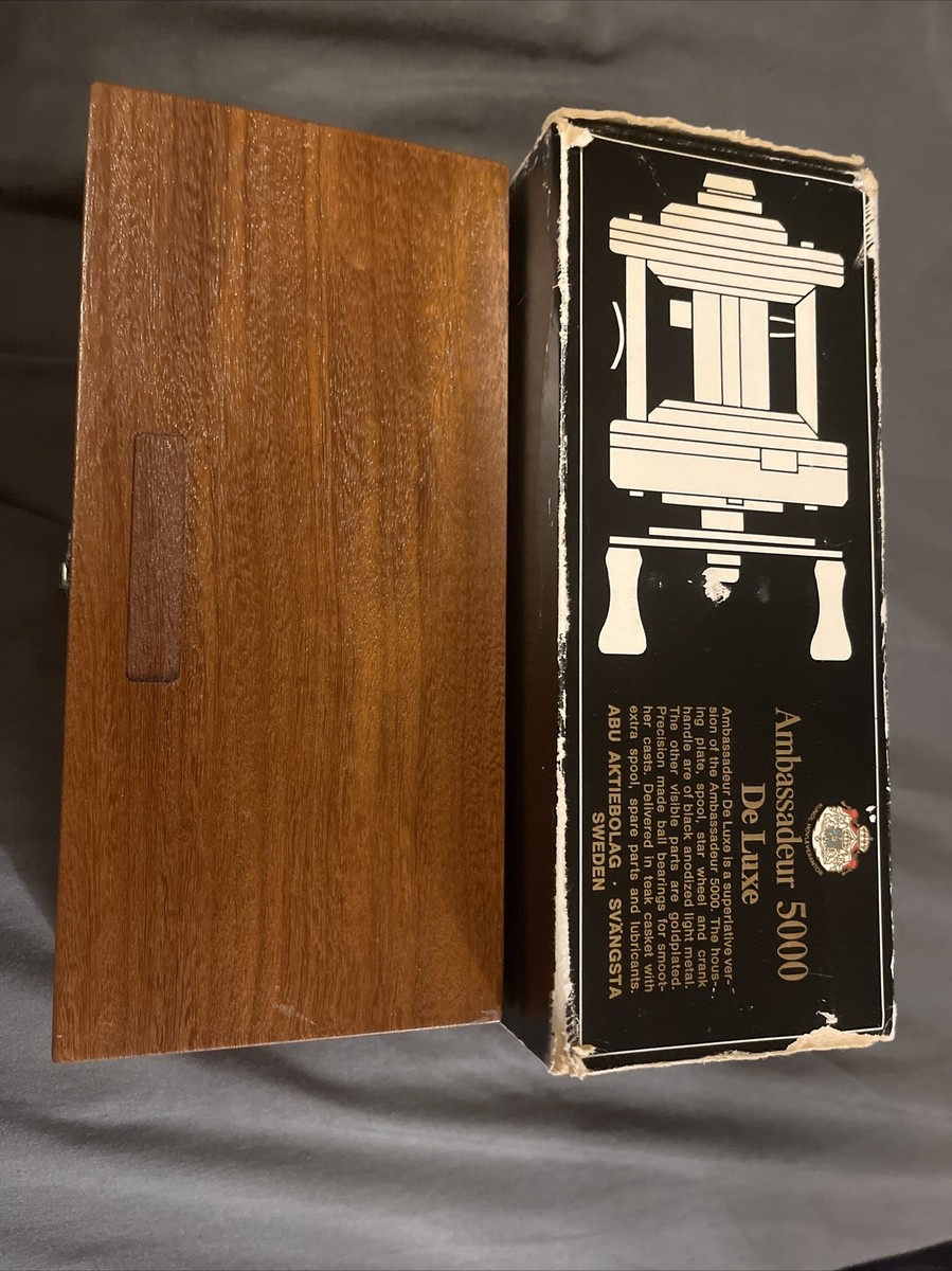 Abu Ambassador De-Luxe 5000 black and gold Collector Item 1963 | eBay