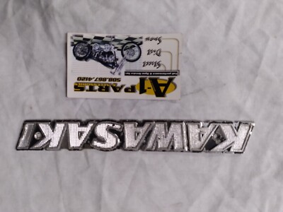 OEM Kawasaki gas petrol fuel tank badge Emblem Z1 KZ750 kz900