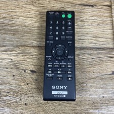 Sony DVD Remote Control RMT D187A RMT-D187A Black w/ Rear Cover