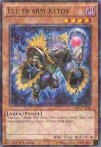 Evilswarm Ketos - BP03-EN098 - Shatterfoil - 1st Edition x3 - Near Mint