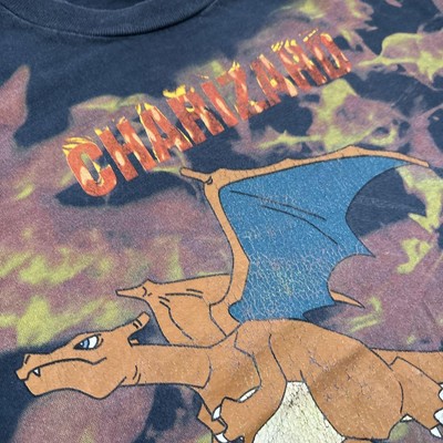 00’s Nintendo POKEMON CHARIZARD T-SHIRT ULTRA RARE Vintage Pokemon Nintendo Charizard Shirt 2000