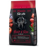 Fitmin Dog For Life Adult Beef Rice Trockenfutter FüR Hunde 2,5 Kg