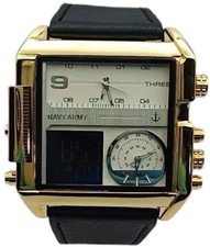 Orologio Uomo Quadrante Oversize Multifunzione Sportivo Quarzo