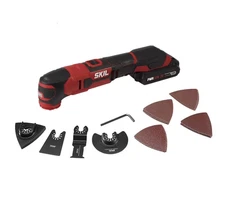 SKIL OS593002 20V Oscillating Tool Kit with 2.0Ah Lithium Battery & Charger