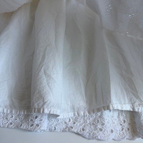 Gap Kids White Cotton Eyelet Dress XL - Picture 4 of 11