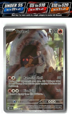 SV06: Twilight Masquerade #172/167 Torkoal - Image 1 of 2