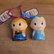 Hallmark Itty Bittys Disney Frozen Elsa and Anna Ornaments NWT