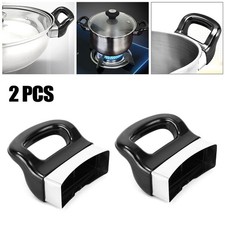 Pentola Lato Maniglie Nero Fornello Steamer Cucina Strumento Lib Cover Salsa