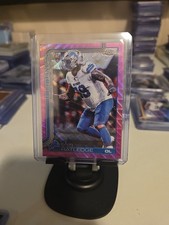 Topps Chrome 2025 rookie /250 Tate Ratledge Blue #141 Lions