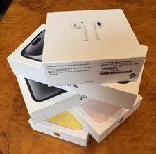 Lot Of 4 Assorted Apple EMPTY Boxes iPhones AirPods EMPTY