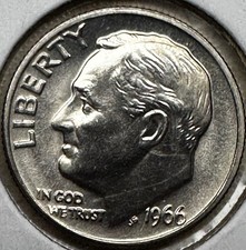 1966 Roosevelt Dime