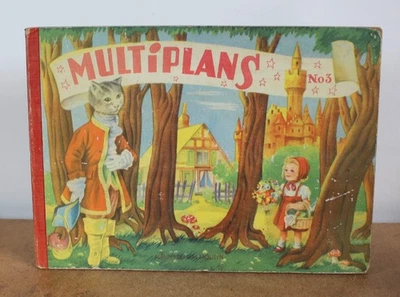 Multiplans N°3 Pop-up Albums du gai moulin Le chat botté Le petit chaperon rouge - Photo 1/4