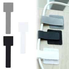 150 PCS Hook and Loop Cable Ties Reusable Adhesive Cable Ties Adjustable Self...