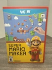 NINTENDO WII U Video Game SUPER MARIO MAKER. Great Condition